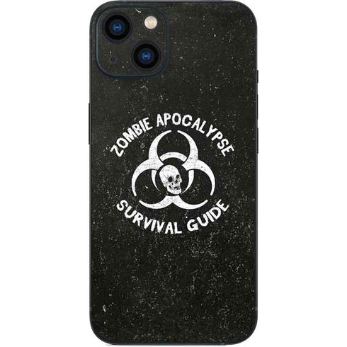 Zombie Apocalypse Survival Guide iPhone 14 Plus Skin